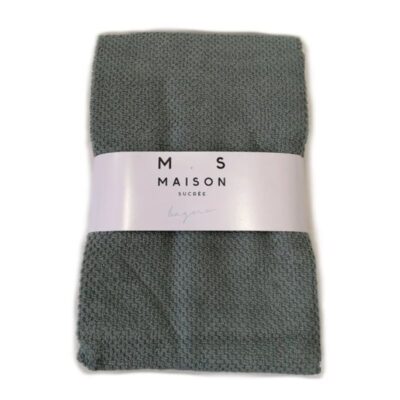 Asciugamano grande per la doccia colore eucalipto