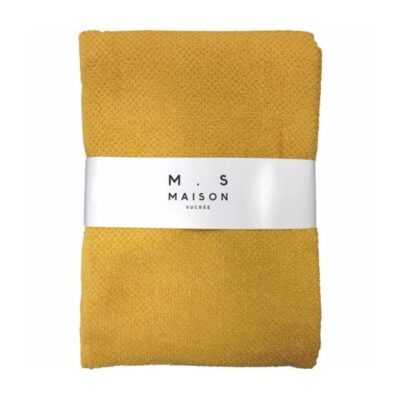 Telo doccia color mostarda