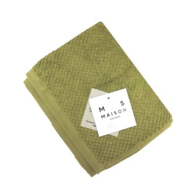 Asciugamano per la doccia colore verde muschio