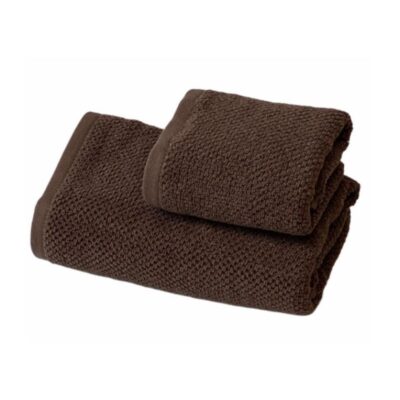 Asciugamano per il viso color cioccolato