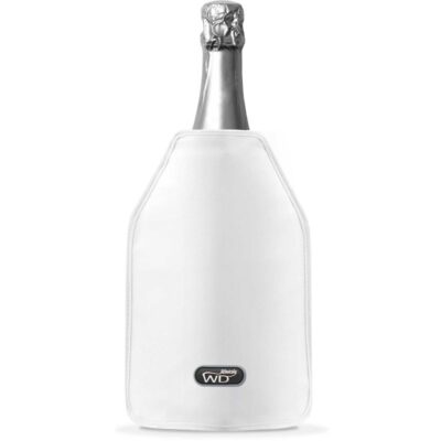 Glacetta raffreddabottiglie morbida di colore bianco