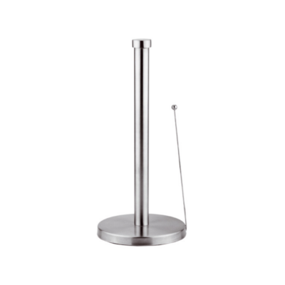 Portarotolo da cucina con base tonda in acciaio inossidabile