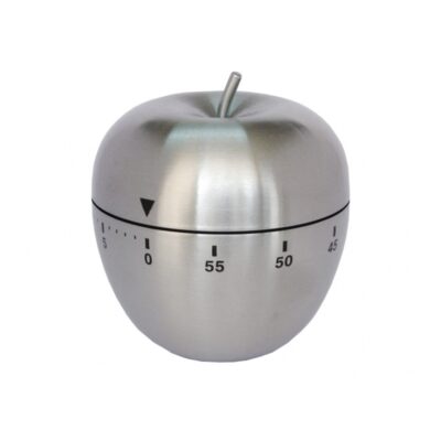 Timer da cucina in acciaio inox a forma di mela
