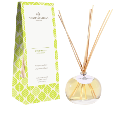 Diffusore a bastoncini alla Citronella - Plantes et Parfums