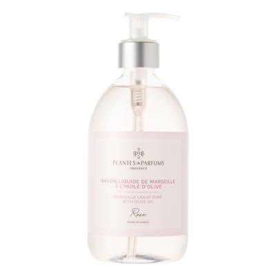 Sapone liquido 500ml Rosa - Plantes et Parfums