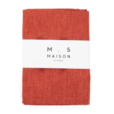 Korin Tovaglia color Ruggine 155x225 - Maison Sucree