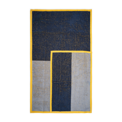 Set spugna viso + ospite avio/giallo - Maison Sucrée