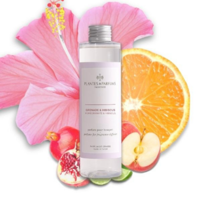 Profumatore ricarica da 200ml - Granade Hibiscus Plantes e parfumes
