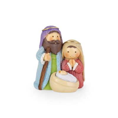 Mini Natività in poliresina H 5,5 cm - TonoSuTono